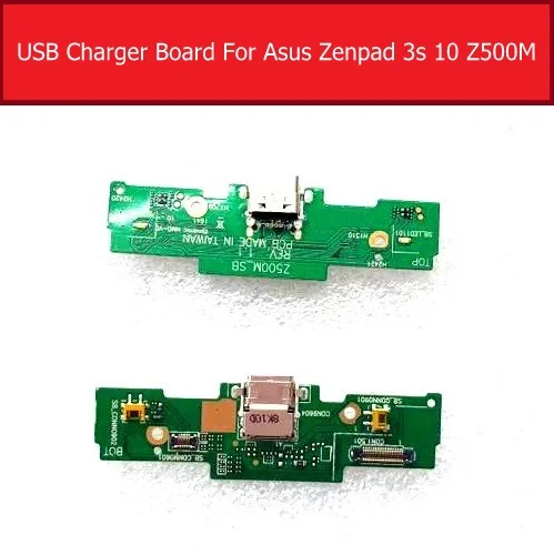 Genuine USB Charger Jack Board Connector For ASUS ZenPad 3S 10 Z500M Usb Charging Dock Socket Tablet Accessory Parts