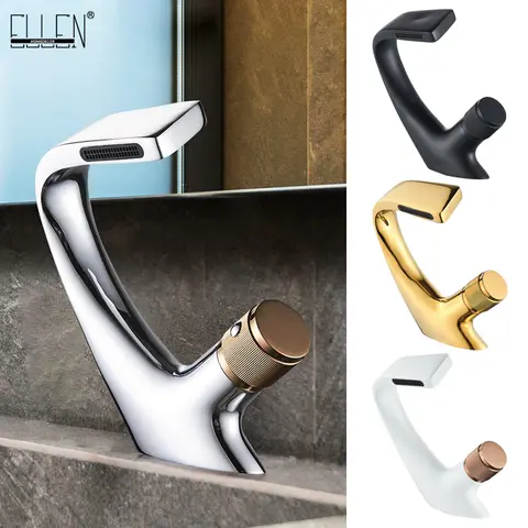 Black Bathroom Mixer Tap ELLEN HOMEDECOR