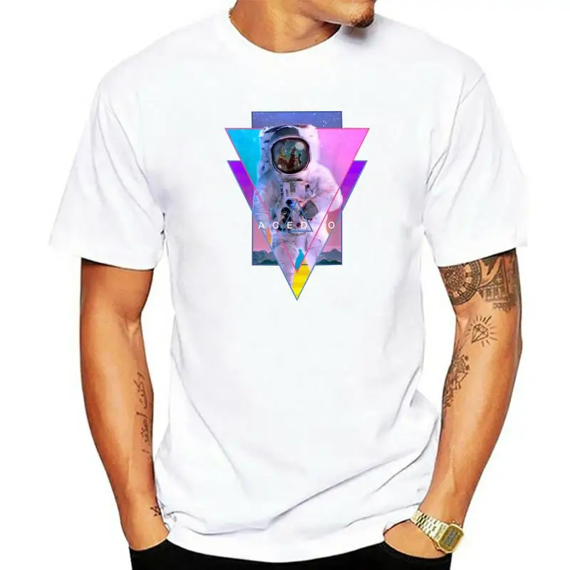 Astronaut Spaced Out Aesthetic Vaporwave Outer Space Art T-Shirt