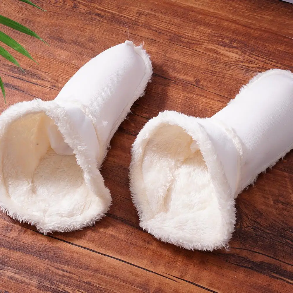 Cubierta de manga de felpa suave para zapatos, almohadillas desmontables lavables, cálidas y esponjosas, reemplazo de plantillas gruesas para zapatillas de cocodrilo