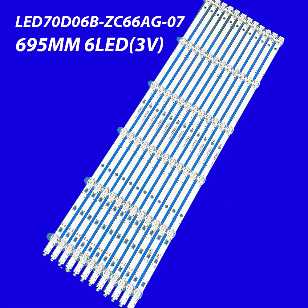 

LED Strips For LU70C51 LS70M31 ONN 100012588 100068378 30370006005 30370006006 LED70D06A-ZC66AG-07 10 LED70D06B-ZC66AG-07 10 03