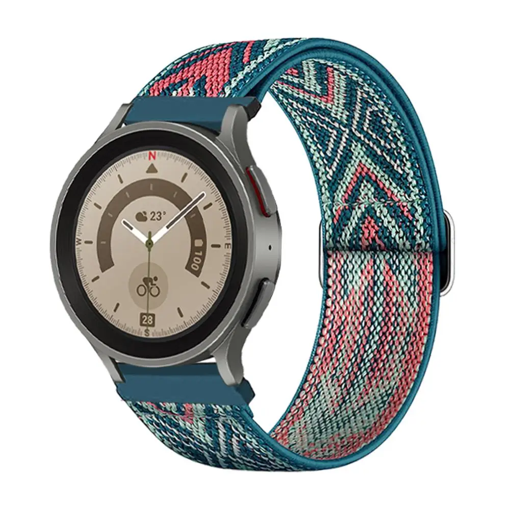 20mm 22mm Band For Samsung Galaxy watch 7/4/5/6 classic/5 pro 44mm 40mm Nylon sport belt bracelet correa Huawei GT/2e/3/4 strap