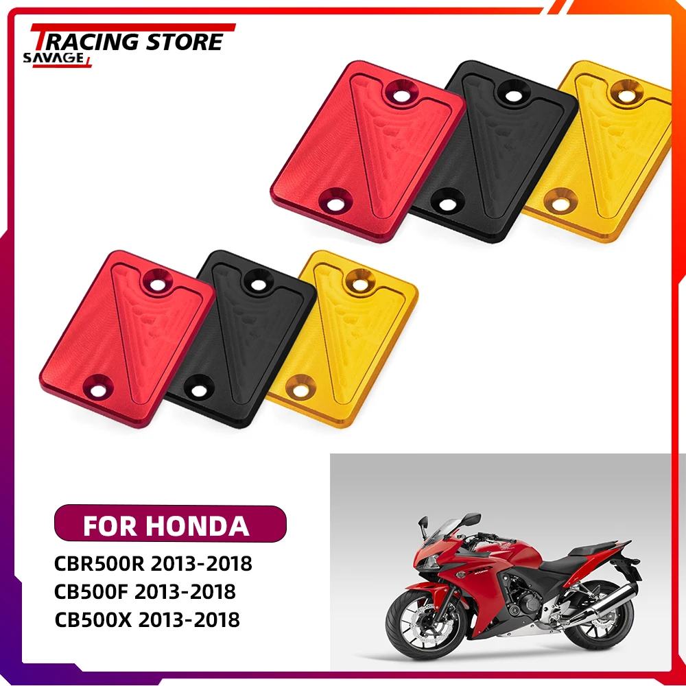 

For HONDA CBR500R CB500F CB500X Motorcycle CNC Front Rear Brake Master Cylinder Reservoir Cap Oil Fluid Reservoir Cover CB 500