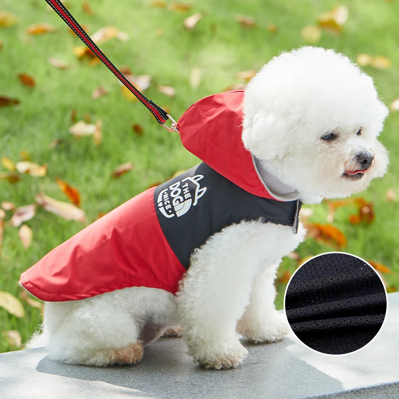 

Pet Dog Hardshell Jacket Small And Medium-Sized Pet Autumn And Winter Fleece Hoodie Outdoor Warm