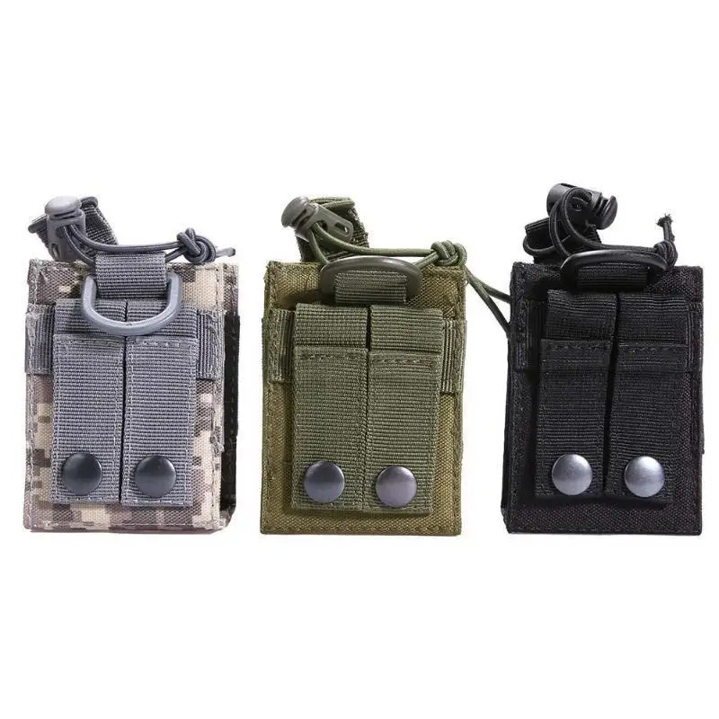 

Outdoor Radio Pouch Hunting Walkie Talkie Holder Interphone Hanging Bag Molle Magazine Pouch Pocket Camping Hunting Equipment