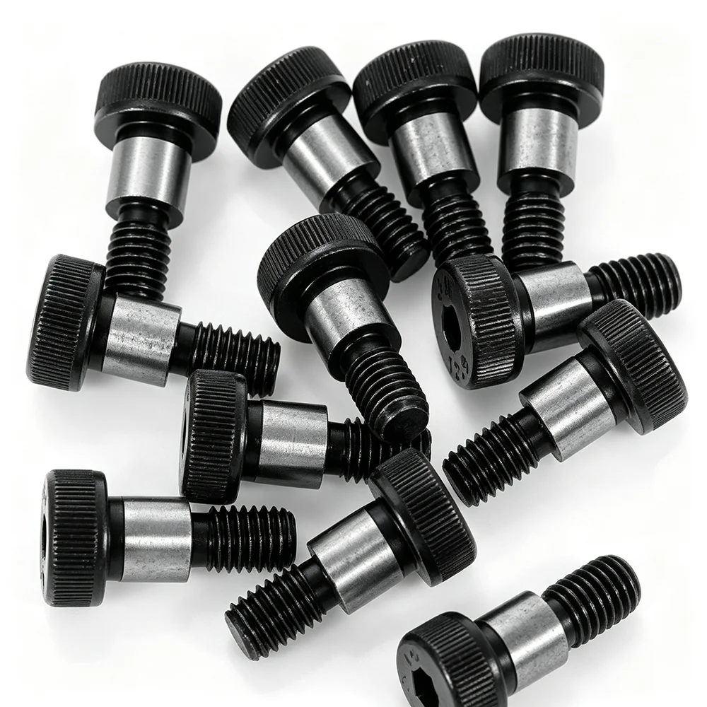 5Pcs Steel Hexagonal Socket Screw 12.9 Grade High Strength with Equal Height Screw Shoulder Limit Bolt M5 M6 M8