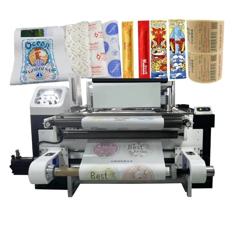 1.2 Meters Factory Printing Machine High Speed CMYK Colors Roll to Roll for Custom Label Inkjet Single Pass Digital Printer