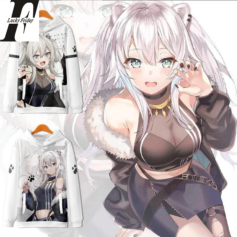 

VTuber Shishiro Botan Kawaii Cute 3d Hoodies Sweatshirts Fashion Men Women Long Sleeve Japan Harajuku Unisex Hooded Pullover 4XL