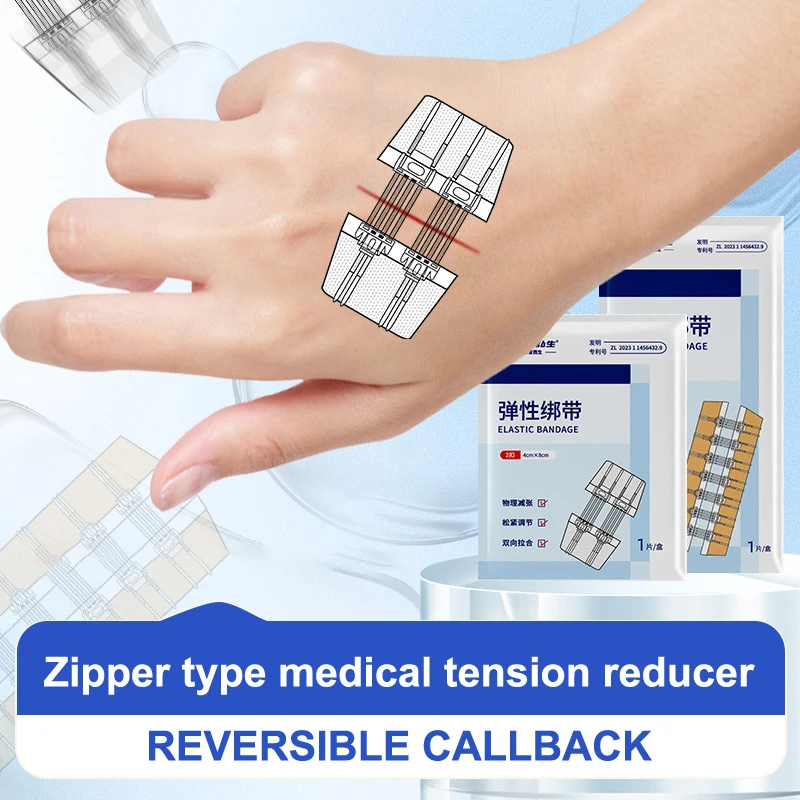 

Zip Stitch Wound Bandages Emergency Wound Closures Adhesive Seamless Cuttable Fast Suture Breathable Painless Waterproof Bandaid