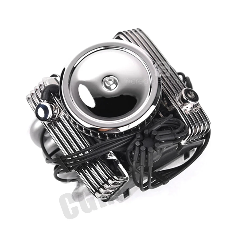 Classic V8 F82 Simulated Engine Motor Fan Radiator For 1/10 RC Crawler Car Traxxas TRX4 SCX10 Rc4wd D90 VS4 Upgrade