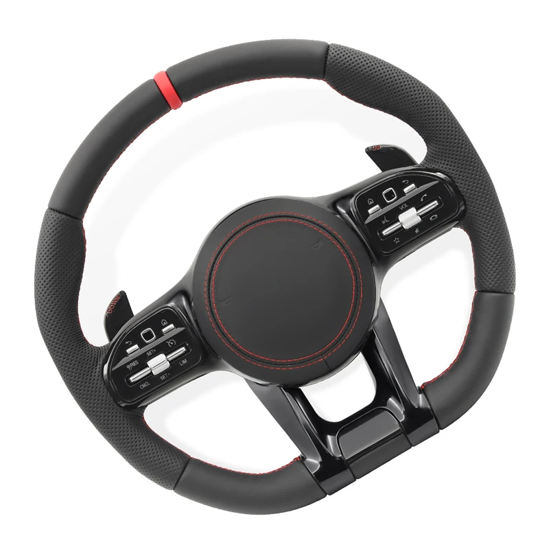 

Steering Wheel Fit for Mercedes Benz AMG W205 W212 W213 W222 C63 C63S G63 E63 G55 G500 W463 W464 GLC GLE GLS Car Steering Wheel