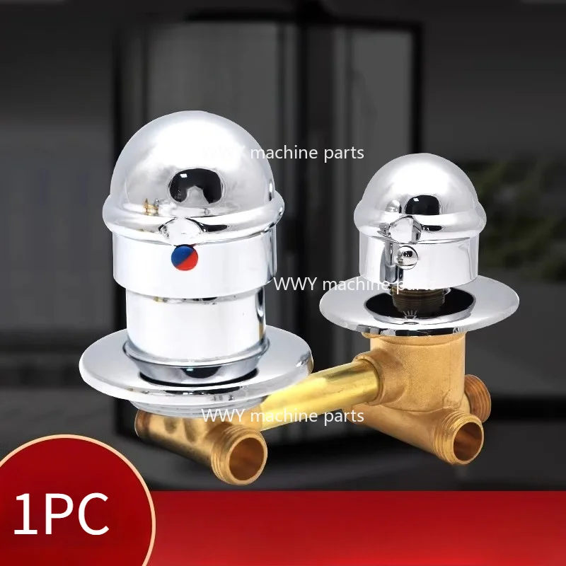 Bathroom Hot Cold Water Diverter Valve, Universal Mixing Switch Fitting for Shower Fixture