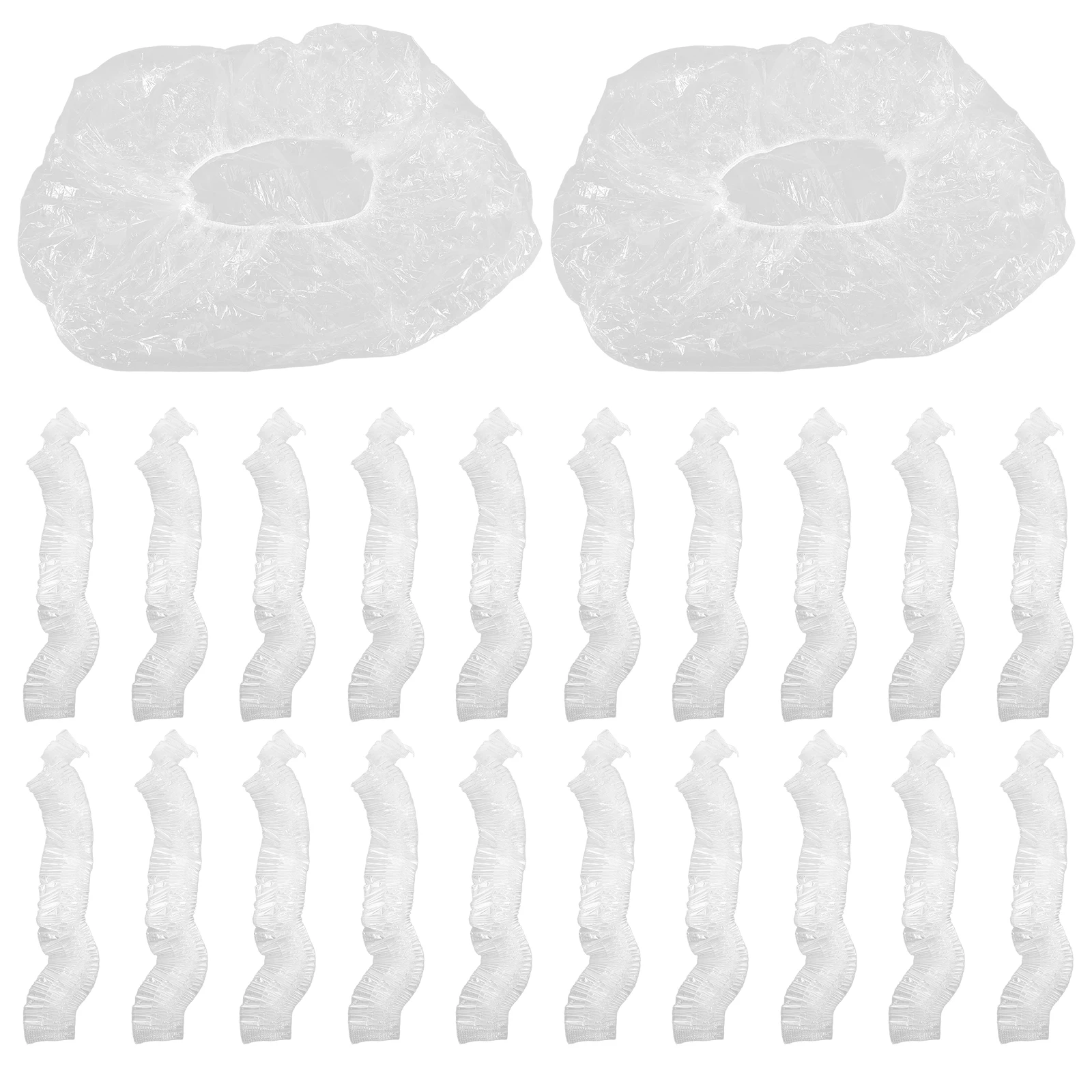 

50pcs Foot Soak Bags Bath Tub Liners Disposable Covers Thick Plastic Transparent Spa Pedicure Salon Use Water Proof Large