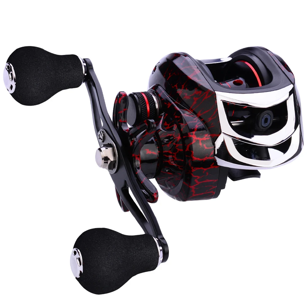 

10kg Drag Baitcast Reel Fishing Trip Fishing Competition 18 1 Bearing System Lightweight Body Standard Size Reel