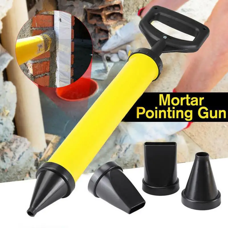 Grout Filling Tools With 4 Nozzles Applicator Hand Tools Caulking Gun Grouting Mortar Sprayer Cement Lime Pump