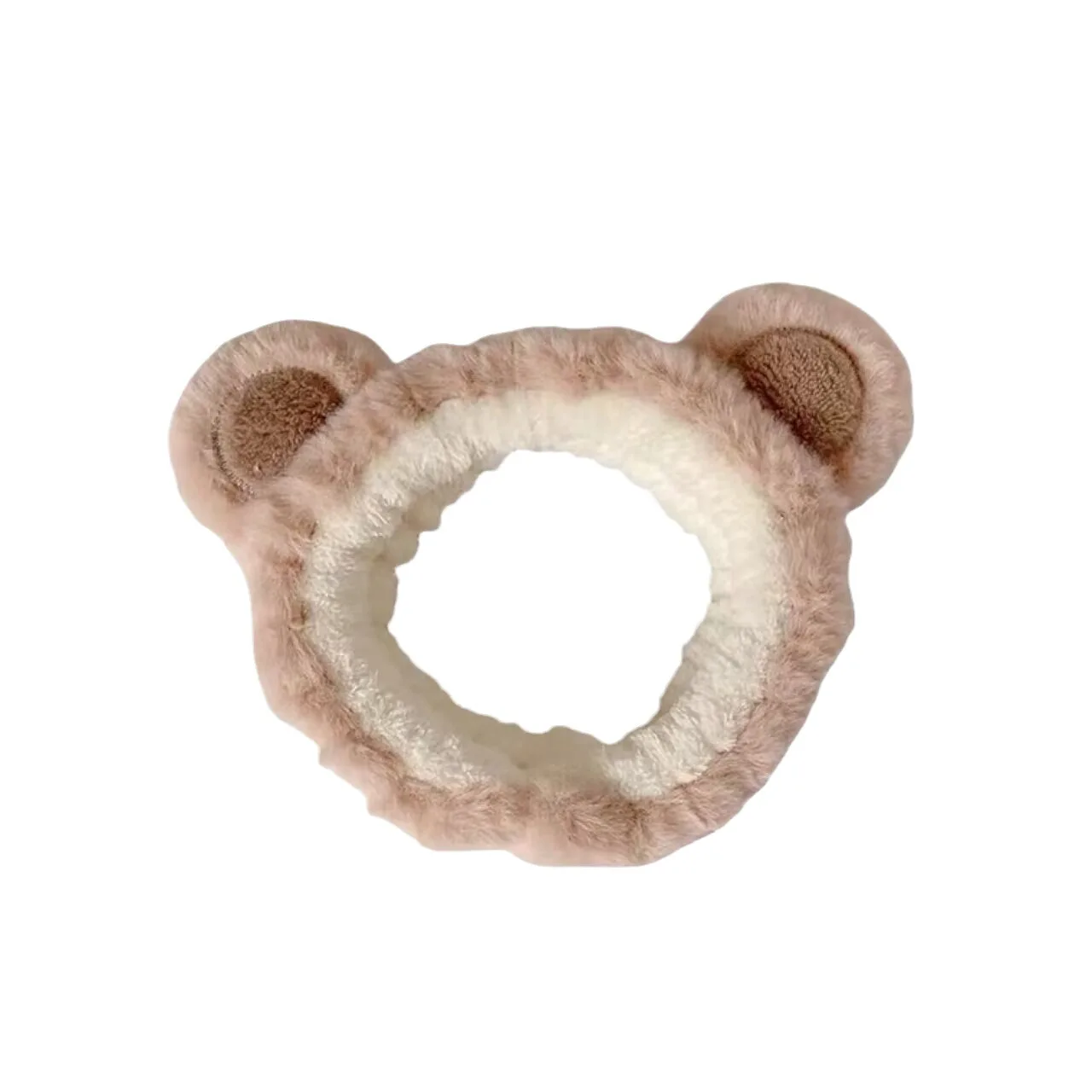 Headwear Plush Face Wash Headband Cute Plush Little Bear Ears Face Washing Headband Headwear Shampoo Headband