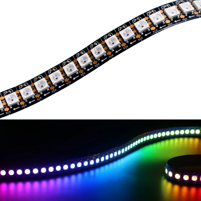 WS2812B Led Strip WS2812 RGB Individually Addressable Smart Led Lights Strip IP30/65/67 Waterproof 0.3W/LED DC5V