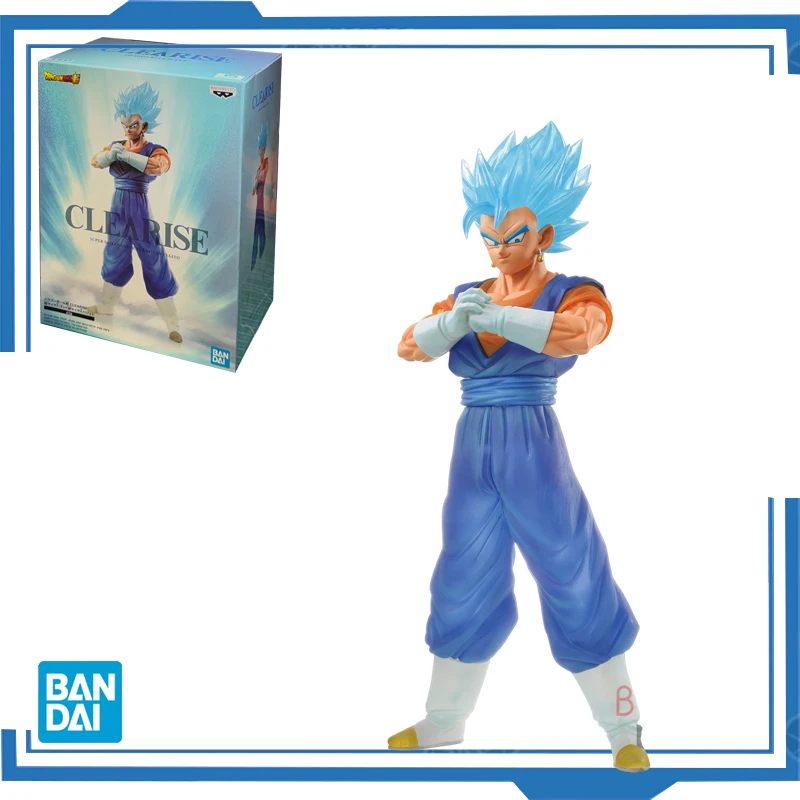 Bandai Original Banpresto Anime Dragon Ball Z CLEARISE Super Saiyan Blue Vegetto PVC Action Figure Collectible Model Toys