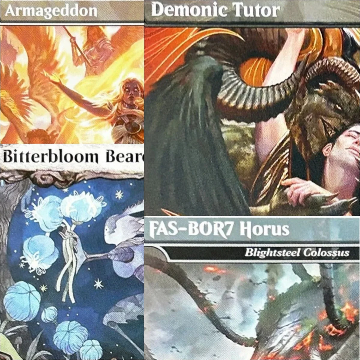 بطاقات الوكيل السحرية من Eddie the Judge/ Demonic Tutor باللون الأسود، لوحة الوكيل عالية الجودة، أوراق تجارة الألعاب