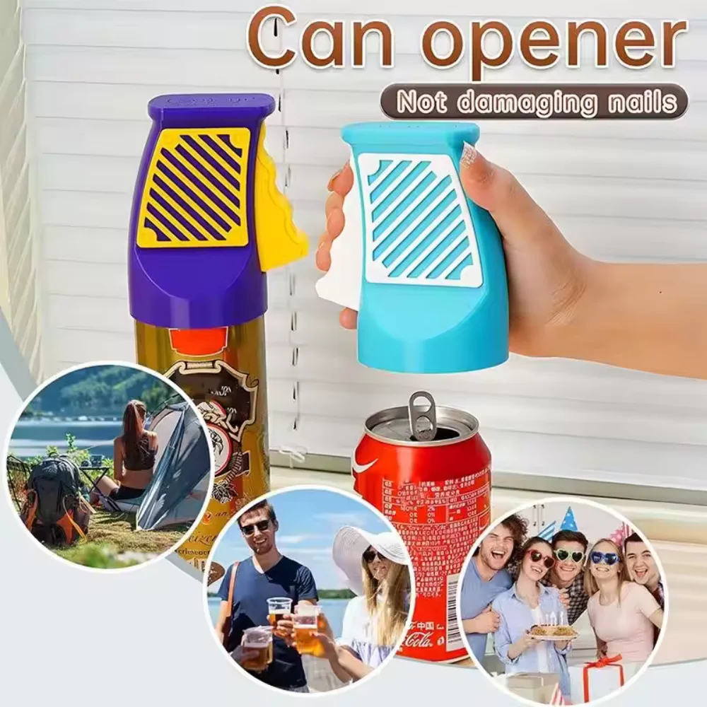 Ergonomics Beer Can Opener Nail Protection 3D-Printed Small Can Opener Wear Resist Anti-Spill Design Safe For All Ages Gadgets