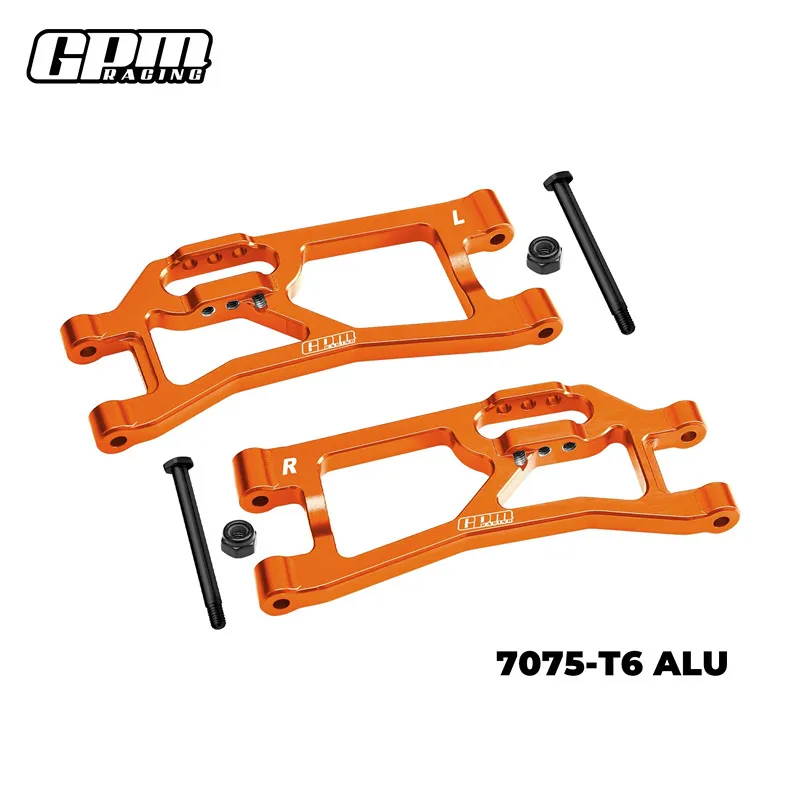Bracciones de suspensión inferiores traseros de aluminio GPM 7075 para TRAXXAS Mini XRT VXL 3S 10727