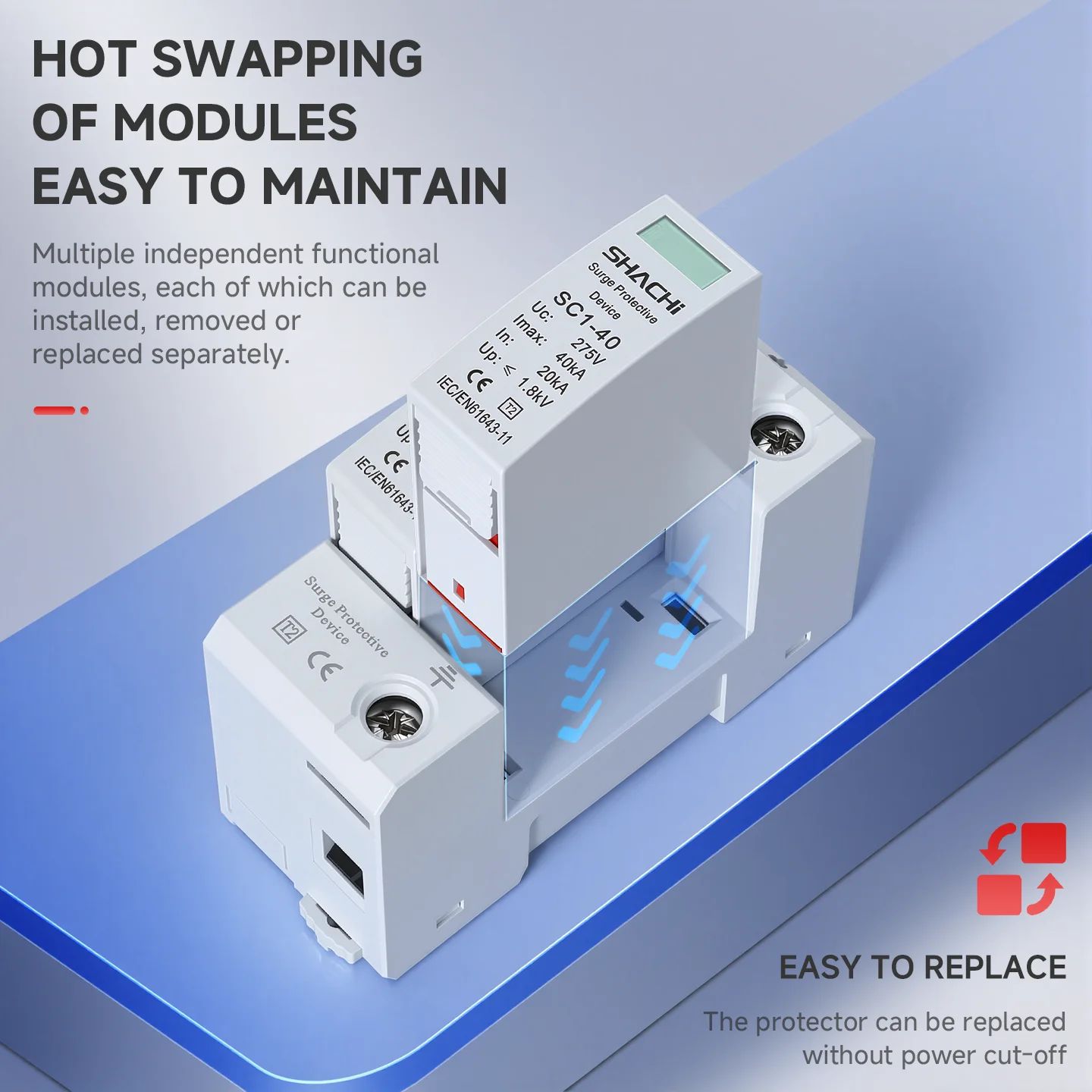 Parafoudre 2P AC pour la maiso - Ac Surge Protector avis et prix