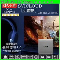 [Genuine]SVICLOUD 9P 2024 Newest Super Smart Fibre TV Box 4GB 64GB AI Voice Remote UHD 8K Hot in JP SG Korea USA CA PK Evpad 10P