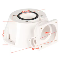 SEAFLO 12V 24V Horizontal Toilet Base
