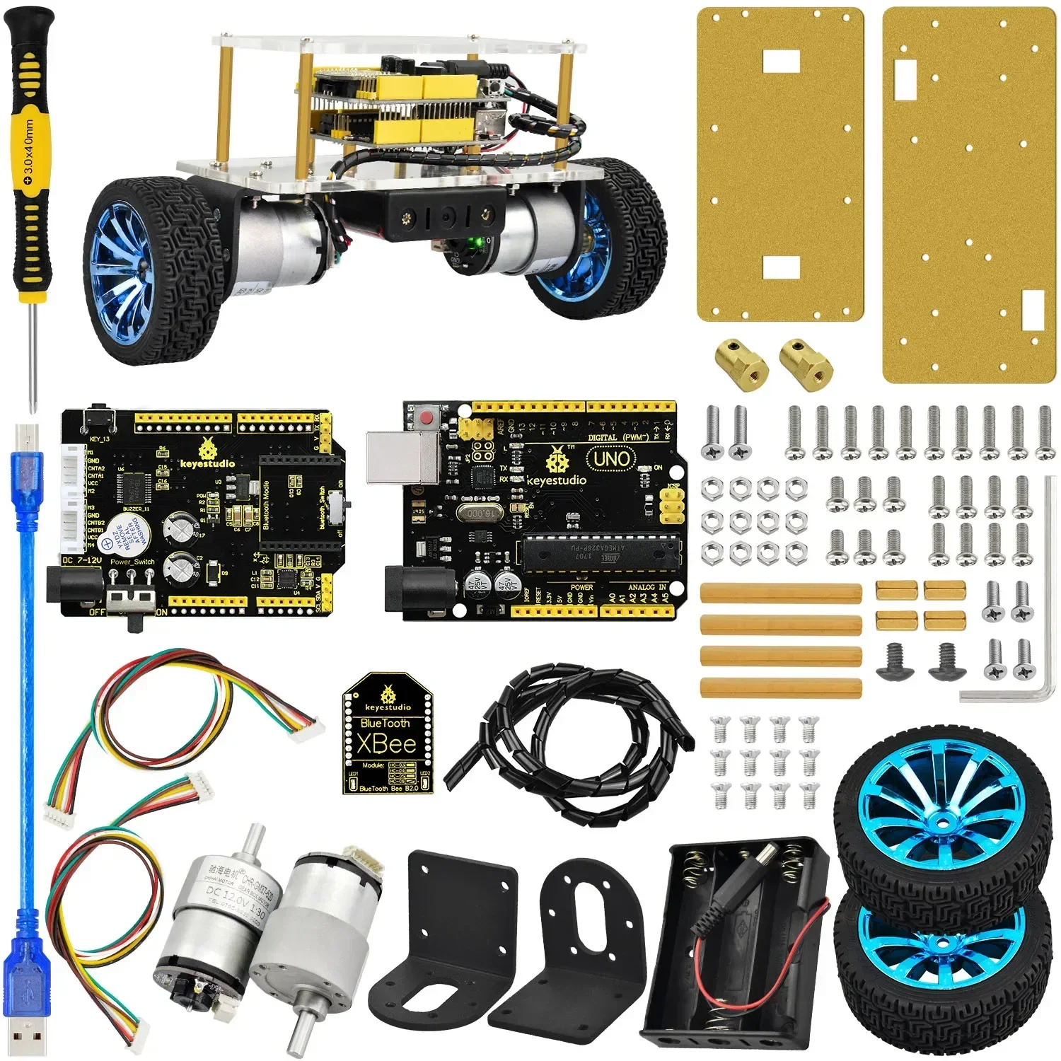 Self-Balance Smart Robot Car Kit Self-balancing Car DIY Electronic Pack/STEM Kits Toys Kids Birthday Gift For Arduino Robot Pack