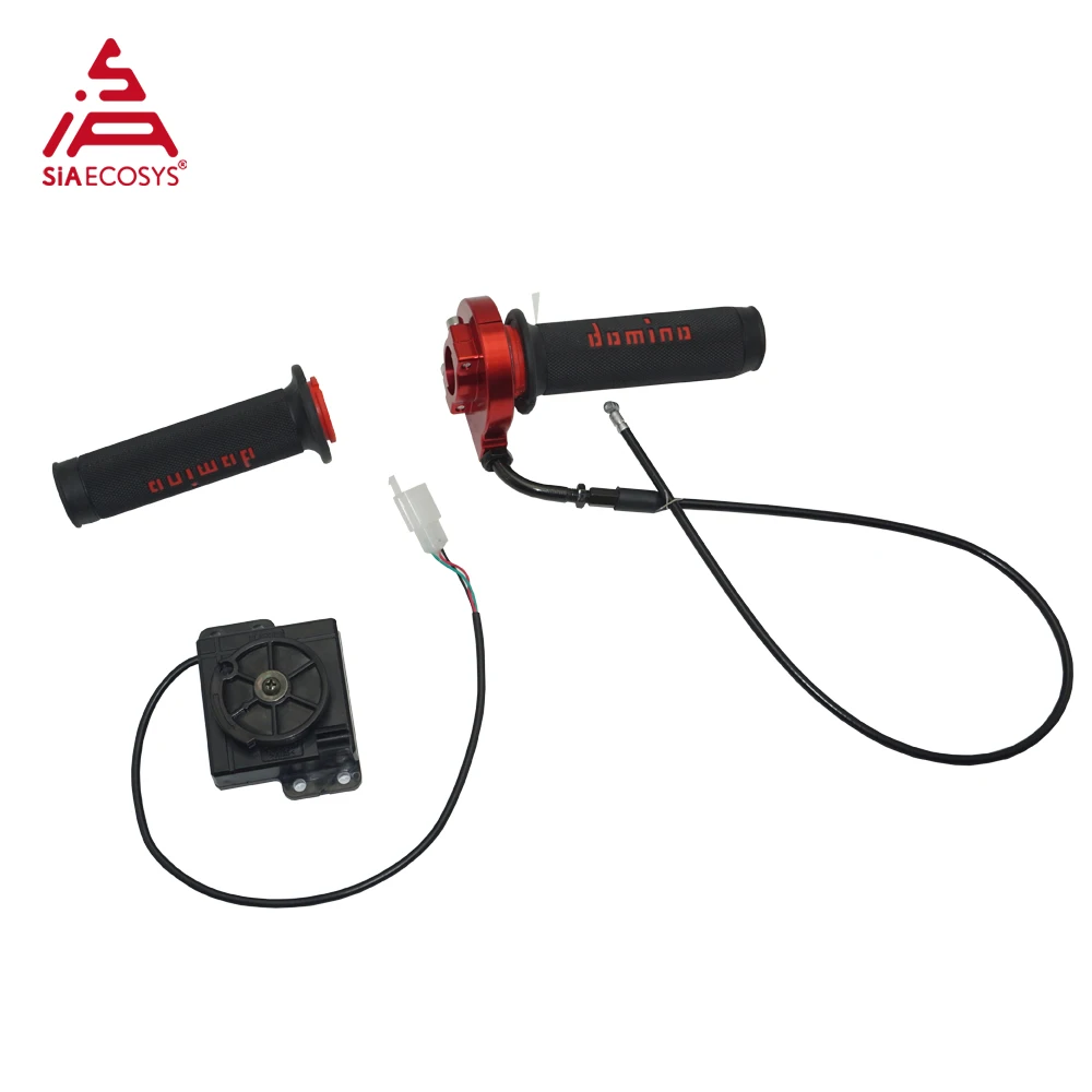 Electric Motorcycle 22MM Handlebar Accelerator Handle Line Throttle Racing Motocross Gel Rubber Domino Grip