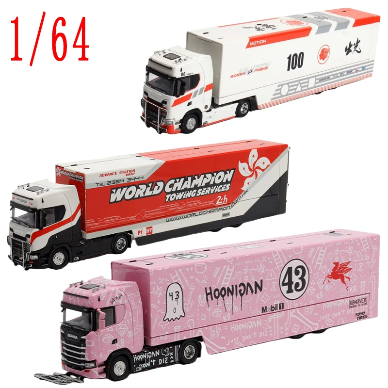 

Maxwell Diecast 1/64 Scale Scania Alloy Model Car Scania S730 Transport SPOON Play Vehicles Toys for Boys Gift Original Box