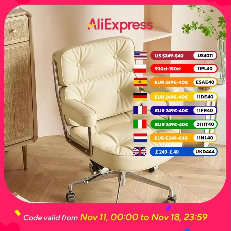 

Nordic Orgonmic Office Chair Wheels Ergonomic Executive Swivel Office Chair Computer Official Sillas De Oficina Furniture