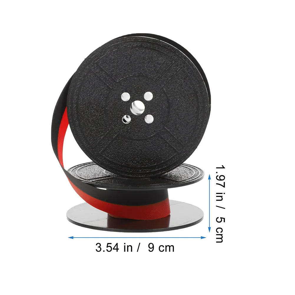 4Sets Typewriter Ribbon Spool Nylon Replacement Ink Absorbent Wear-Resistant Universal Professional Office Use