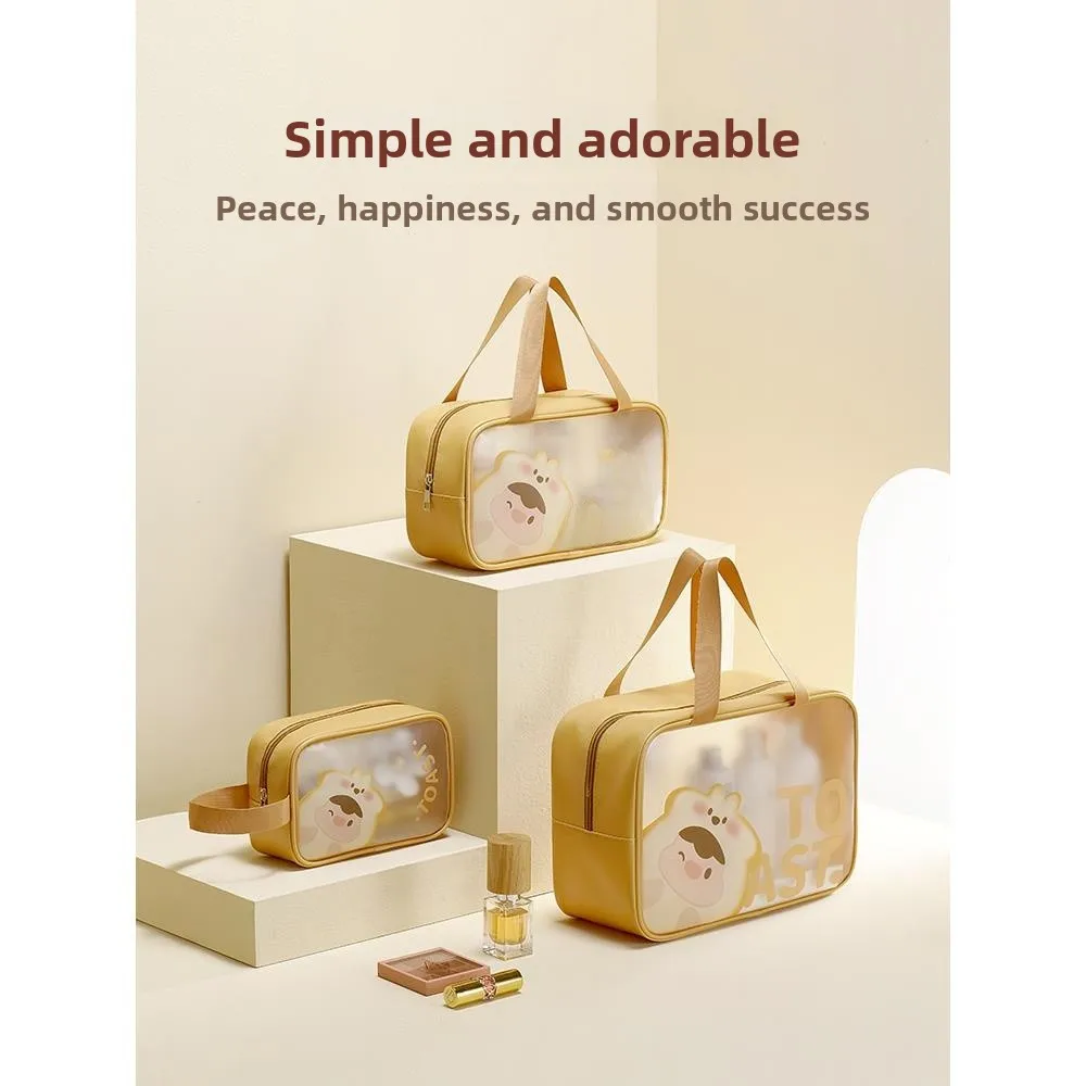 

Прозрачная водонепроницаемая дорожная косметичка большой вместимости, портативная, ручная, женская, новый стиль, для деловых поездок, сумка для хранения косметики...