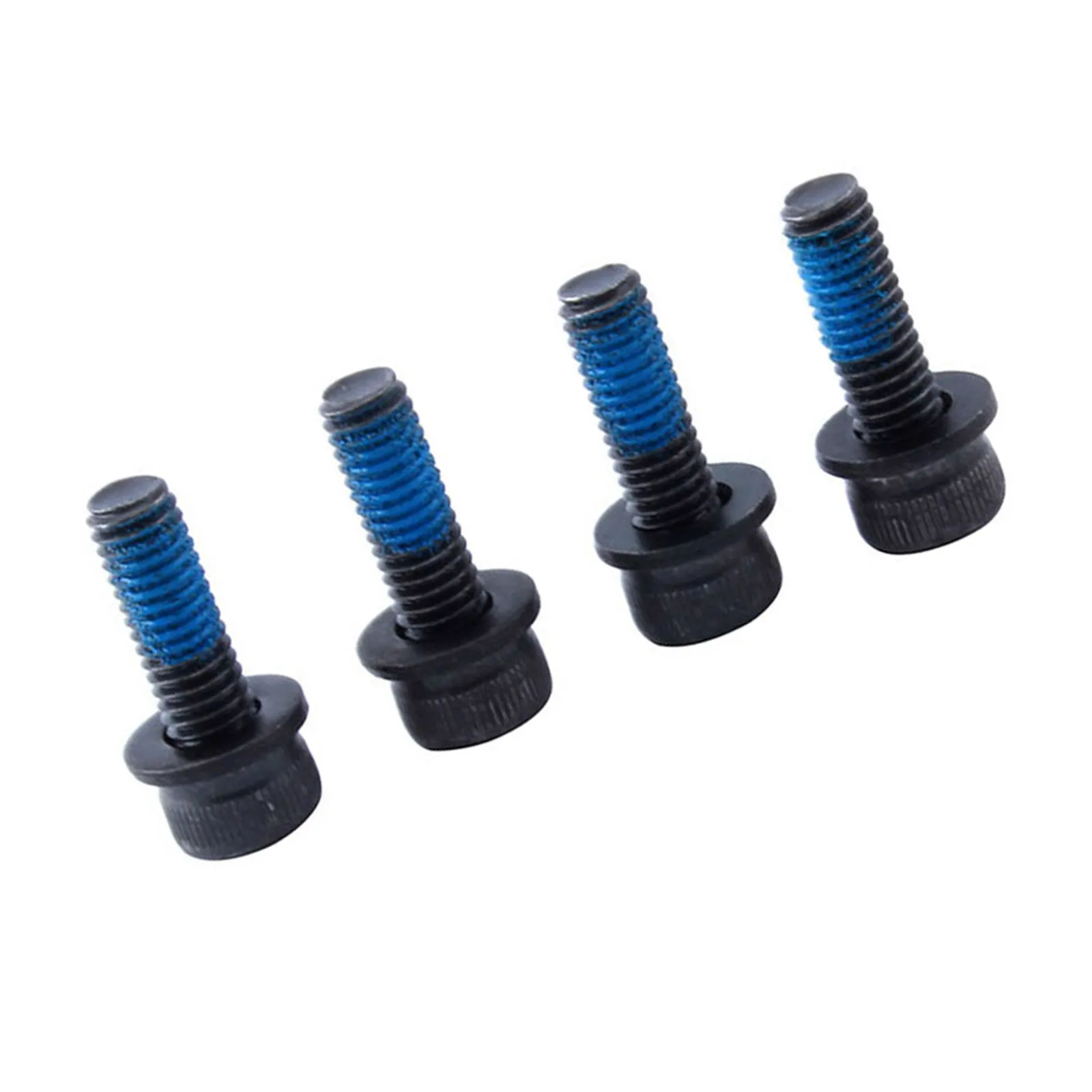 4Pcs High Precision M6 18mm Bike Disc Brake Mount Screw Steel Rust Proof Long Screw Durable Cycling Replacement