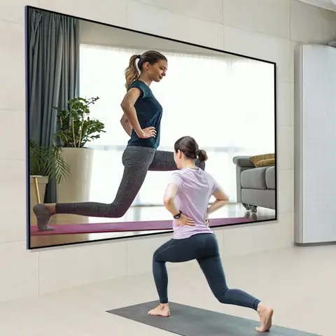 High Contrast 4K 3D ALR Ambient Light Rejection Fixed Frame Projector Screen For Home Theater XGIMI H3