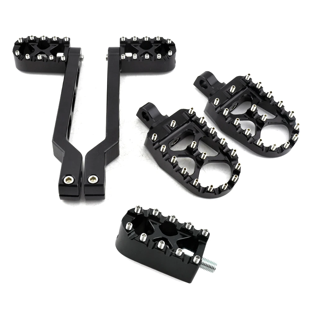 

Подножки для мотоцикла с рычагом переключения передач (heel-toe) для Harley Touring, Road King, Street Glide, Softail, Fatboy