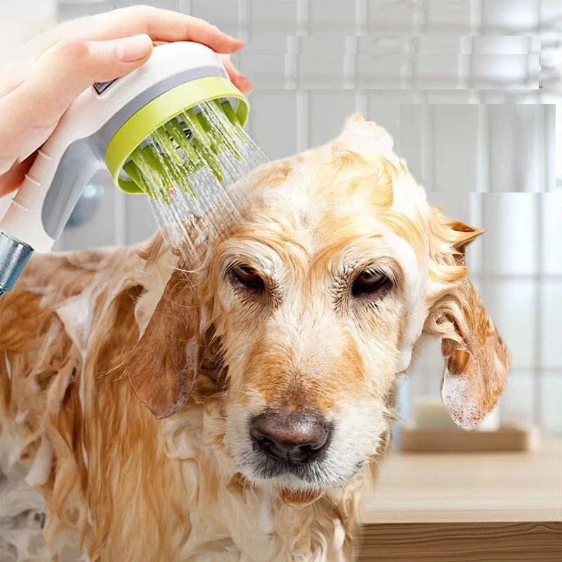 ZONGYAN  Shower Sprayer Nozzle Bathing Tool For Small Large Dogs Cats Portable Pet Grooming Cleaning Accessory For Home Bathroom