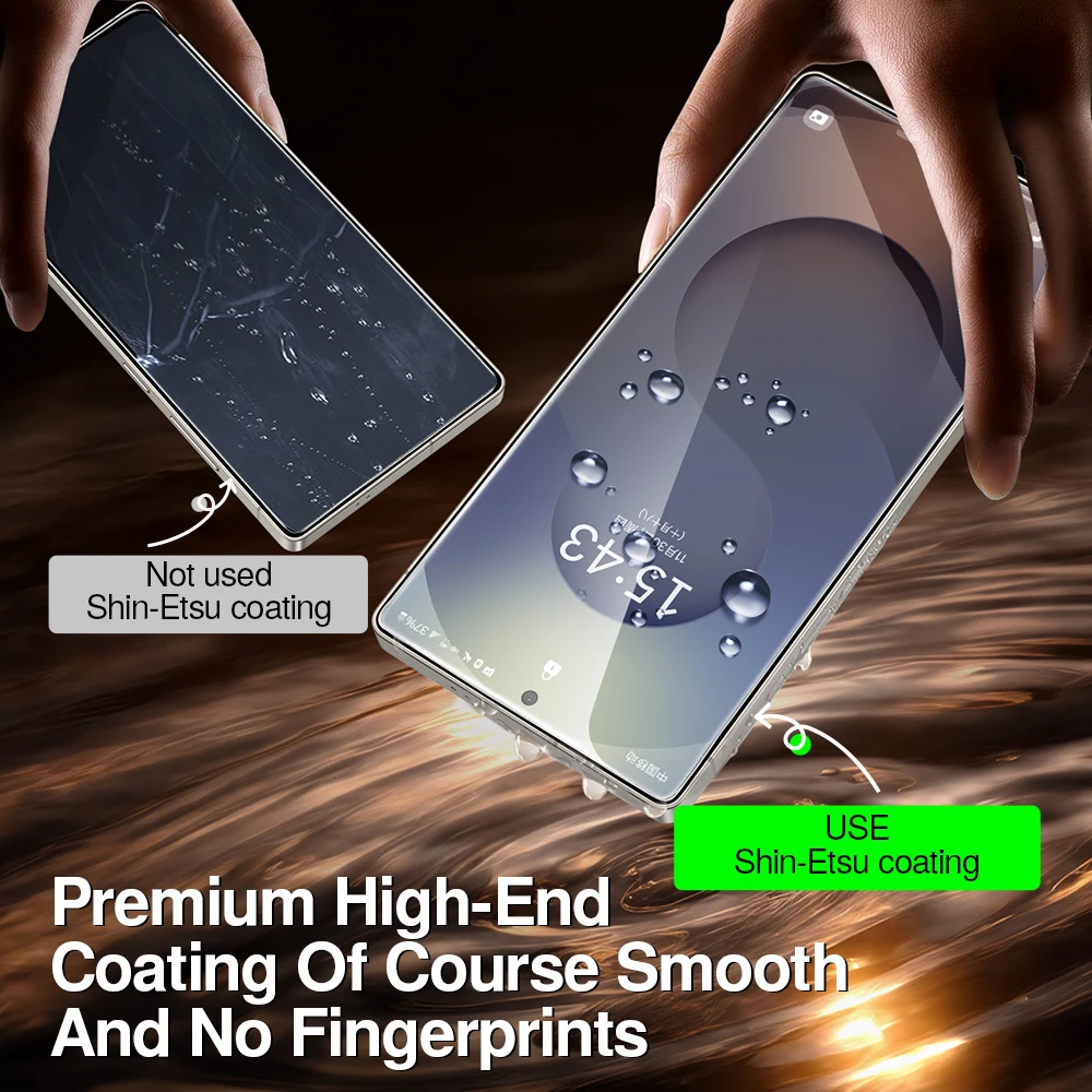 SmartDevil Privacy Screen Protector dla Samsung S25 Ultra S25Plus S25 S24Ultra Folia ze szkła hartowanego Anti-peeping Anti-fingerprint — zdjęcie produktu 6
