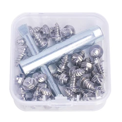 Kylebooker Screw-in Studs for Wading Boots,26pcs Fishing Wading Boot Studs for Felt Or Rubber Sole