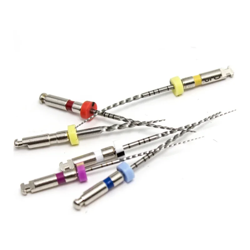 SOCO PLUS 6PCS Dental File Nickel Titanium Heat Activated Root Canal Endodontic Rotary Files Dentistry Materials for EndoMotor