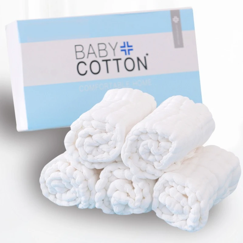 1pc \ 5pcs fraldas de bebê algodão 15 camadas gaze fraldas laváveis recém-nascidos fraldas de amendoim suprimentos para bebês
