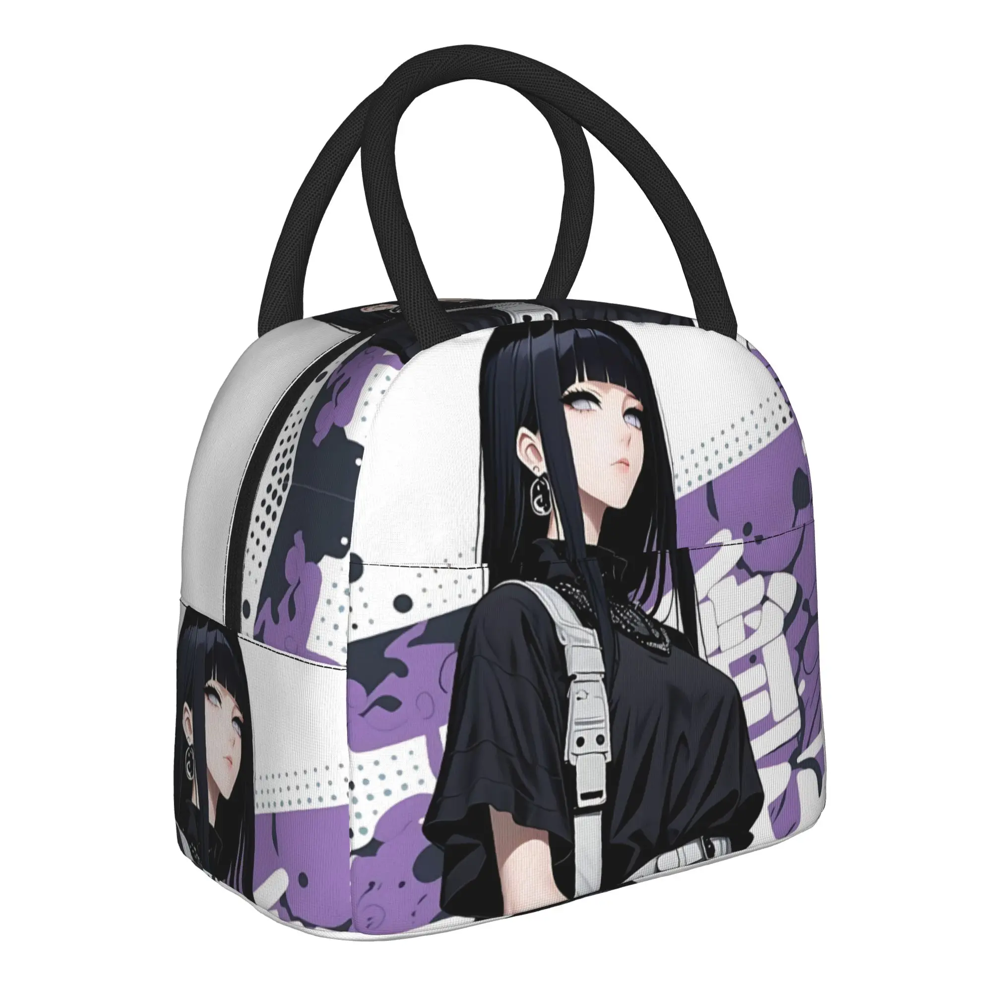 Naruto Anime Theme Insulated Lunch Bag Meal Pack Rice Bag  bolsa Student Bento Lunch Handbag Insulation