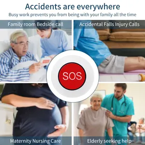 Tuya Smart ZigBee SOS Children's Call -Taste, drahtloser Pager, Notalarm, ältere Patienten, Fernbedienungs -App -App 10 Hauptverkaufskalltaste - №6