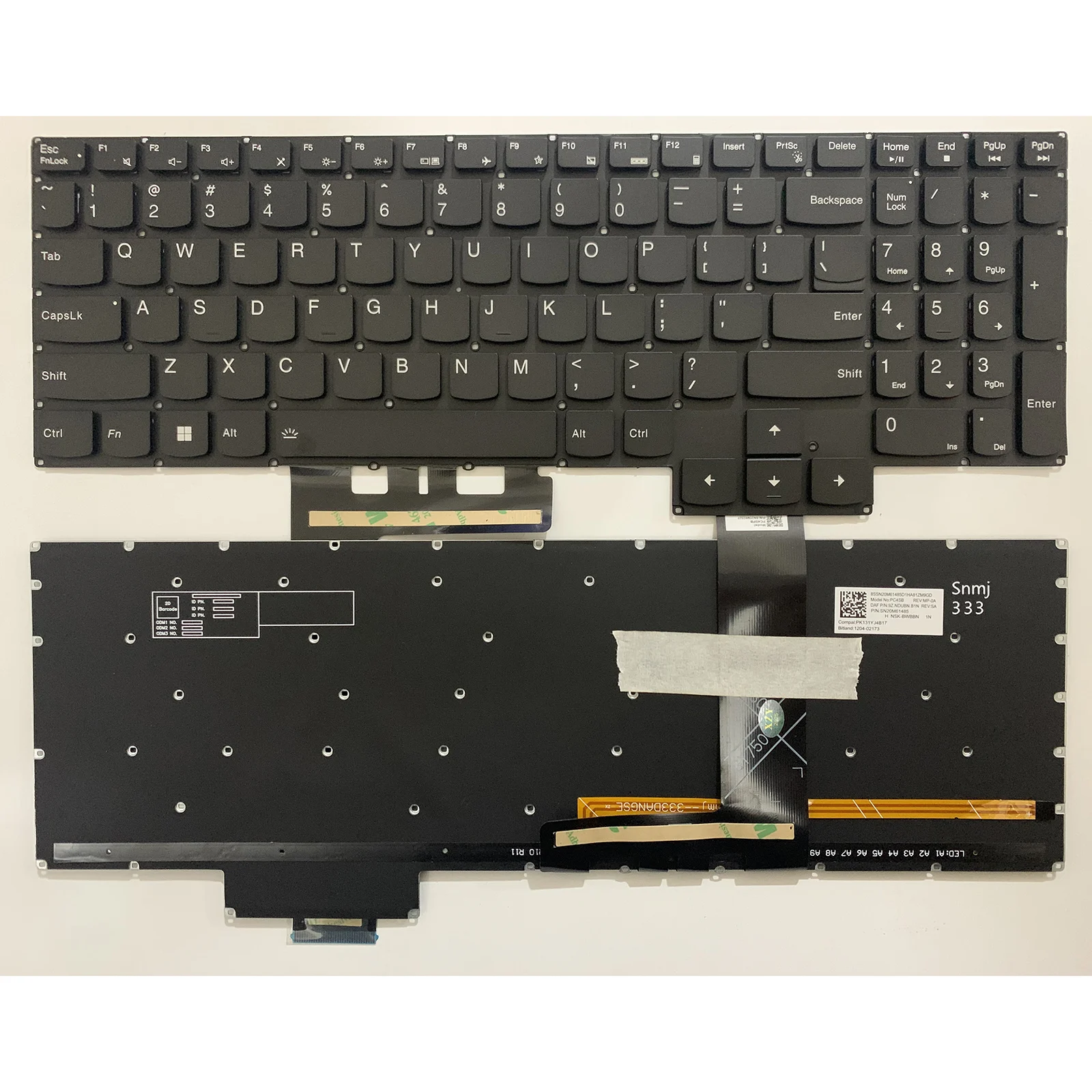US RU SP TR Layout for Lenovo Legion 5-17ACH6 5-17ACH6H 5-17ITH6 5-17ITH6H 81Y8 82JY Laptop Keyboard