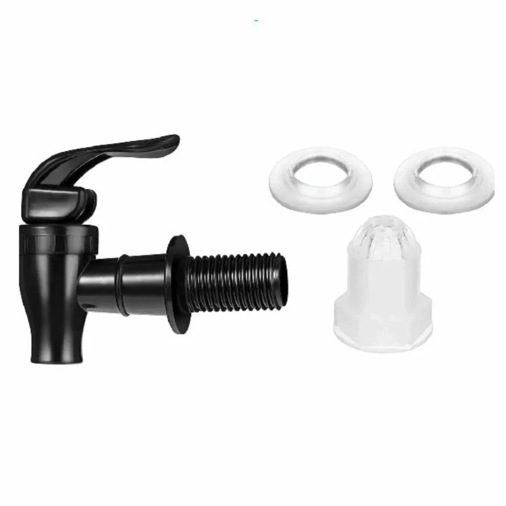 2pcs Food Grade Wine Bottle Plastic Faucet with Filter Electroplated Water Dispenser Switch Tap Beverage Faucet Home Bar