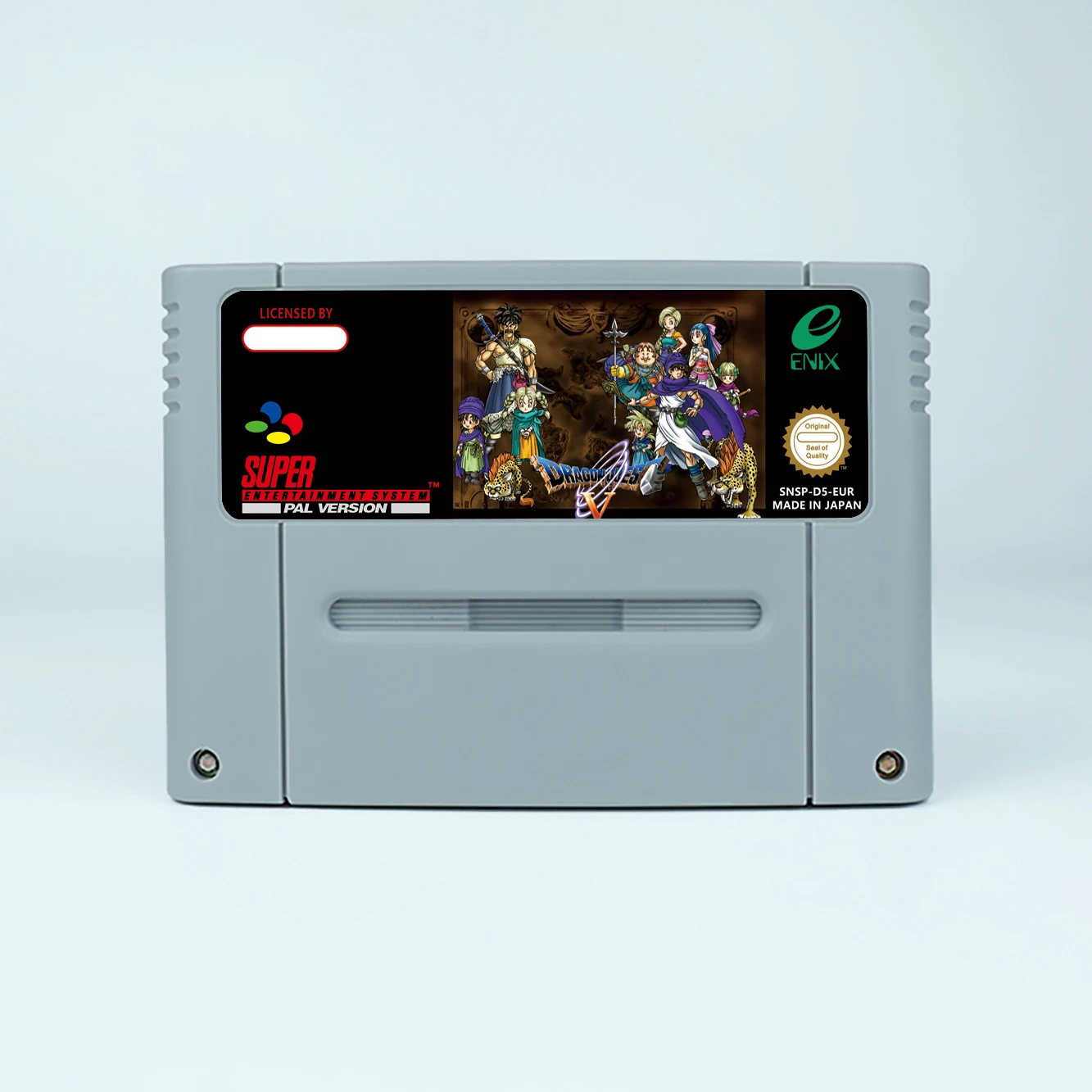 بطاقة لعبة Dragon Quest لsnes ، EUR PAL ، USA NTSC ، وحدات تحكم ألعاب 16 بت مع صندوق البيع بالتجزئة ، خرطوشة ألعاب الفيديو