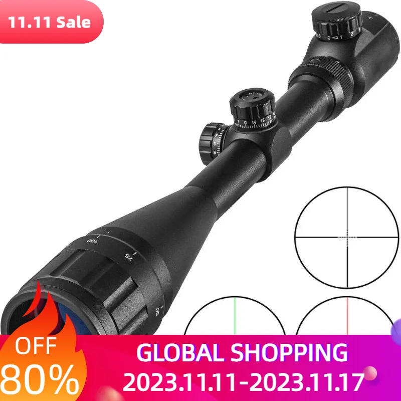 

4.5-18x50 AOE Optics Sight For Hunting Riflescope Reflex Collimator Reticle airsoft accesories Tactical Sight Scope