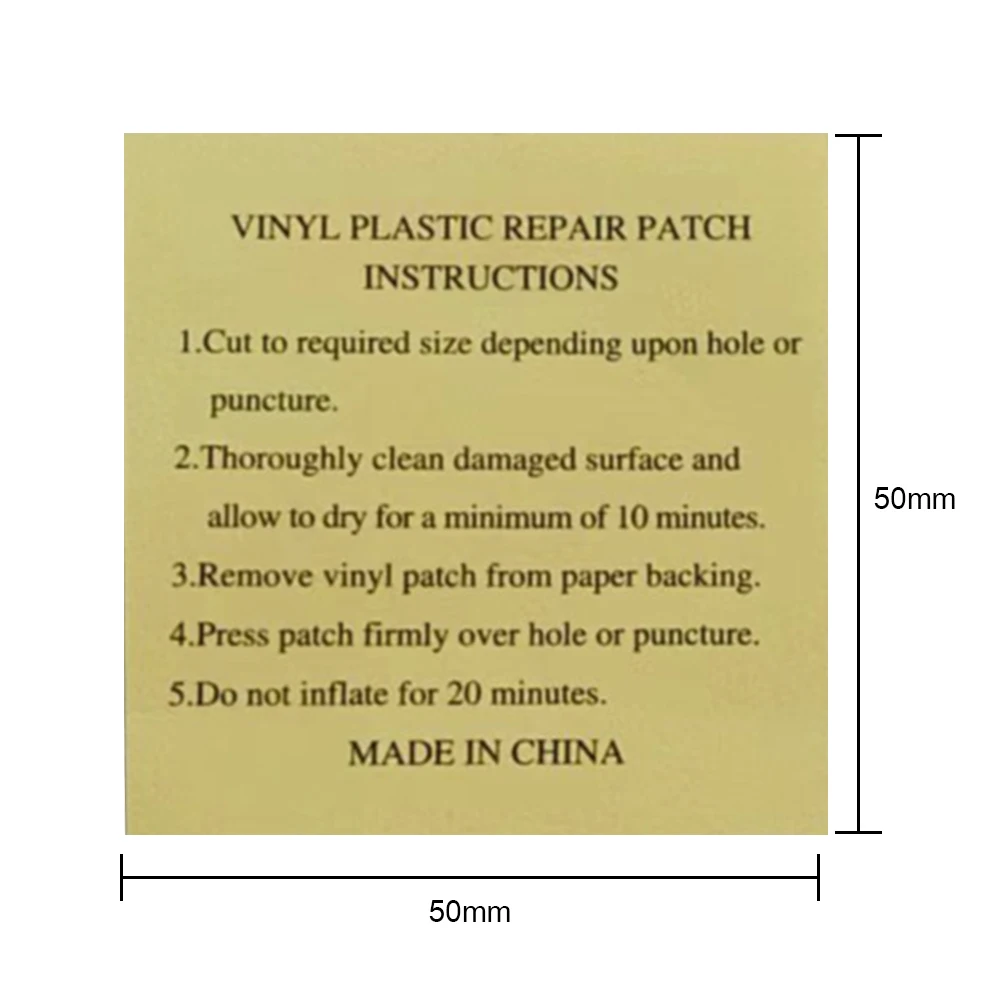 10pcs Pool Repair Patch Waterproof Self-Adhesive Pool Liner Repairing Stickers