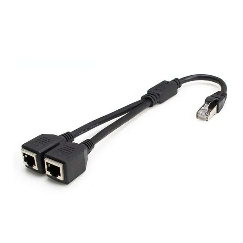 Разветвитель кабеля Ethernet RJ45, сетевой адаптер, кабель-разветвитель Ethernet, подходящий адаптер разъема Ethernet Super LAN Cat 6